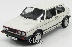 Vw Volkswagen Golf 1 Mk1 Gti Pirelli 1983 White Welly 18039 1/18 Metal 18039w