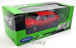 Welly 1/18 Scale Diecast 18039W Volkswagen Golf I GTI Red